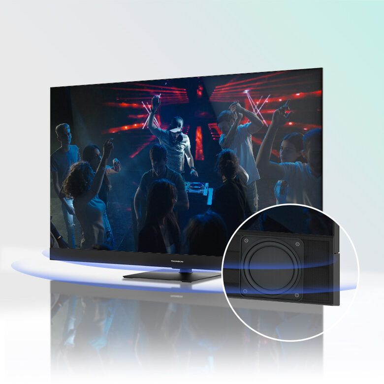 Thomson 55QG6C14 Televisione Smart TV 55 Pollici Qled 4K Ultra Hd Wi-fi Serie Q70