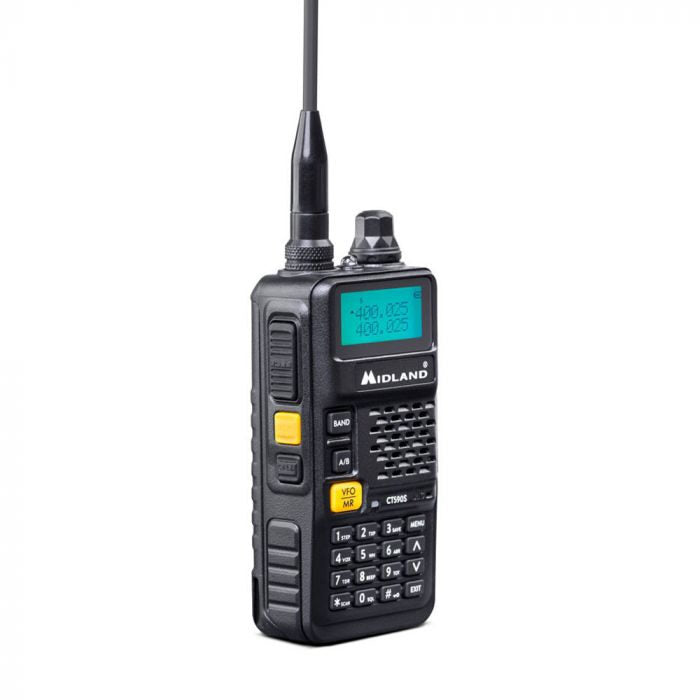 Midland CT590 S ricetrasmittente 128 canali VHF 114 - 146/ UHF 430 - 440 Nero