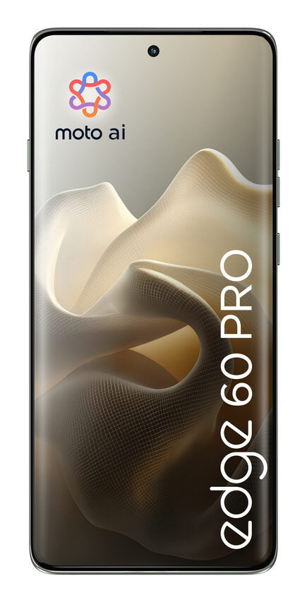 Motorola edge 60 pro con Moto AI (12/512GB, Fotocamera 50+50+10MP, selfie 50MP, Display 6.67" pOLED 120Hz, MediaTek Dimensity 8350, batteria 6000mAh, ricarica 90W, Android 15), PANTONE Shado