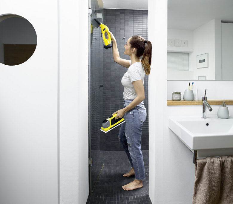 Kärcher WV 2 + KV 4 pulitore di finestra elettrico 0,1 L Nero, Giallo