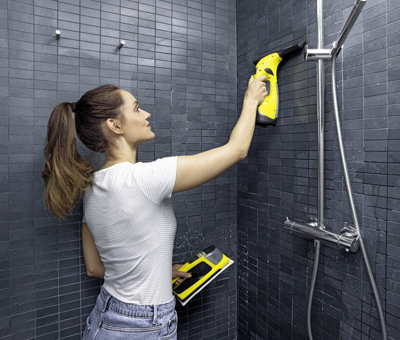 Kärcher WV 2 + KV 4 pulitore di finestra elettrico 0,1 L Nero, Giallo
