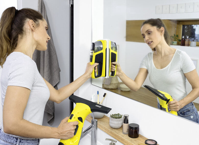 Kärcher WV 2 + KV 4 pulitore di finestra elettrico 0,1 L Nero, Giallo