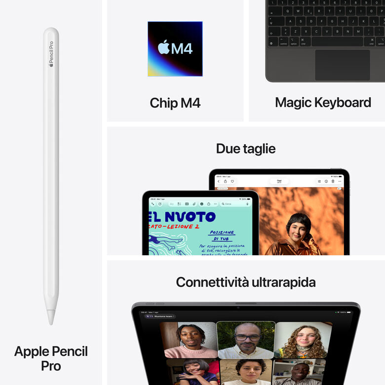 Apple iPad Air 11'' Wi-Fi 128GB - Grigio Siderale