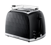 Russell Hobbs Honeycomb Black 2 Slice Toaster 6 2 fetta/e 850 W Nero