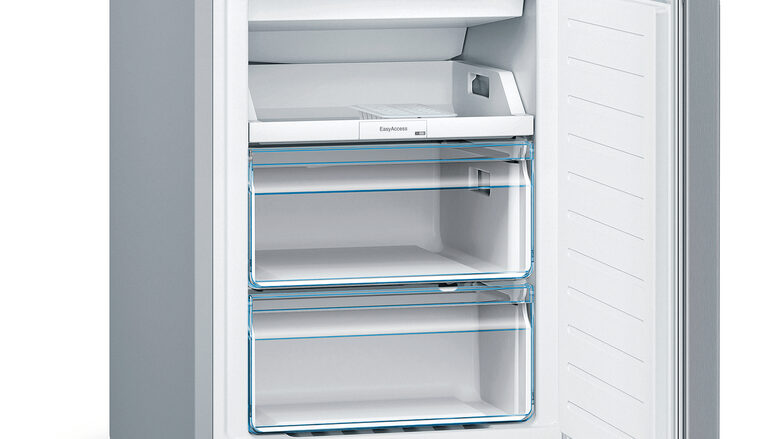 Bosch Serie 2 KGN36NLEA frigorifero con congelatore Libera installazione 305 L E Acciaio inossidabile