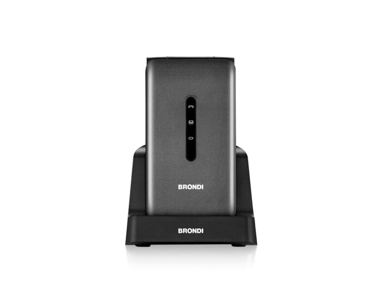 Brondi Amico Flip 4G 8,89 cm (3.5") 136 g Grigio Telefono cellulare basico
