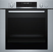 Bosch Serie 6 HRA318BS1 Forno a Incasso a vapore Media Acciaio inossidabile Pulsanti, Manopola