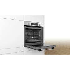 Bosch Serie 6 HRA318BS1 Forno a Incasso a vapore Media Acciaio inossidabile Pulsanti, Manopola