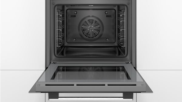 Bosch Serie 6 HRA318BS1 Forno a Incasso a vapore Media Acciaio inossidabile Pulsanti, Manopola