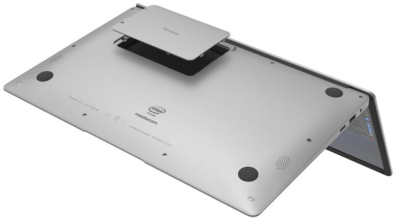 Mediacom M-SB146 notebook Computer portatile 35,6 cm (14") Full HD Intel® Celeron® 4 GB LPDDR4-SDRAM 64 GB Flash Windows 10 Home Nero, Argento