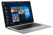 Mediacom M-SB146 notebook Computer portatile 35,6 cm (14") Full HD Intel® Celeron® 4 GB LPDDR4-SDRAM 64 GB Flash Windows 10 Home Nero, Argento