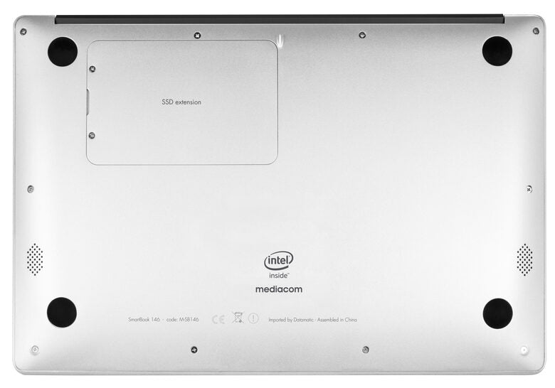 Mediacom M-SB146 notebook Computer portatile 35,6 cm (14") Full HD Intel® Celeron® 4 GB LPDDR4-SDRAM 64 GB Flash Windows 10 Home Nero, Argento