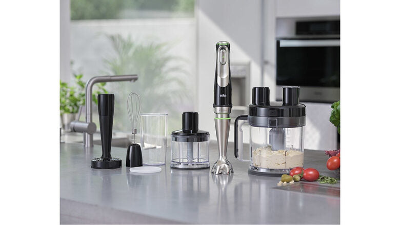 Braun MultiQuick 9 MQ 9187XLI 0,6 L Frullatore ad immersione 1200 W Nero, Stainless steel