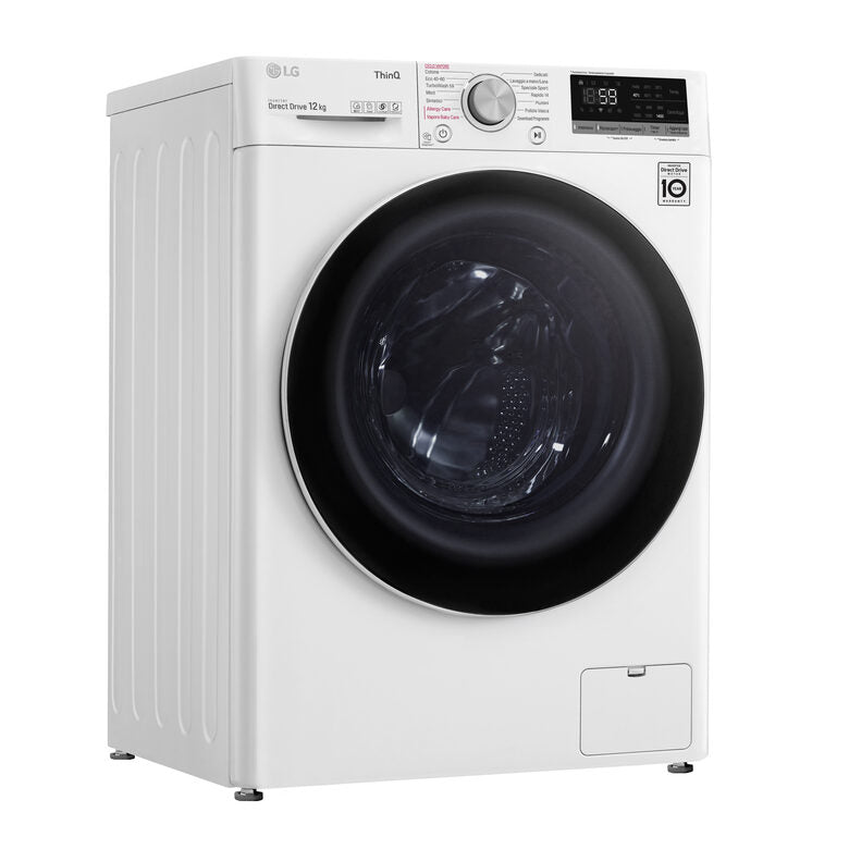 LG F4WV512S0E Lavatrice Intelligente AIDD 12kg Vapore TurboWash 1400 Giri/min Carica frontale Classe B
