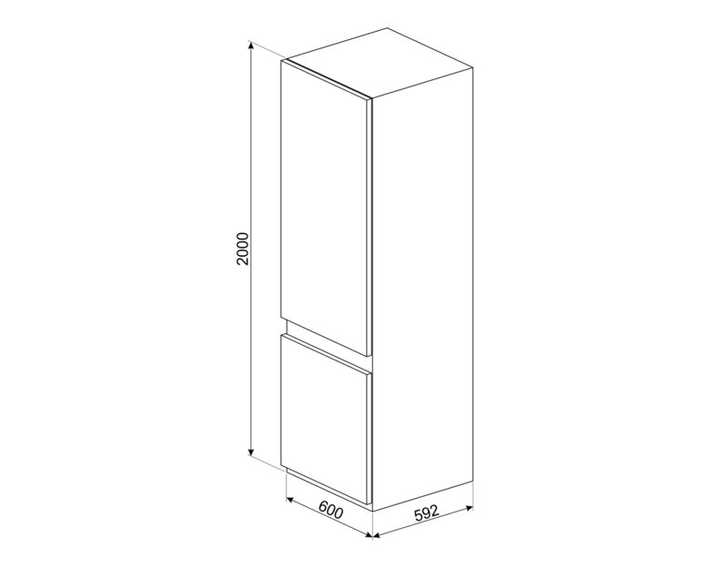 Smeg FC20XDNE frigorifero con congelatore Libera installazione 331 L E Acciaio inossidabile