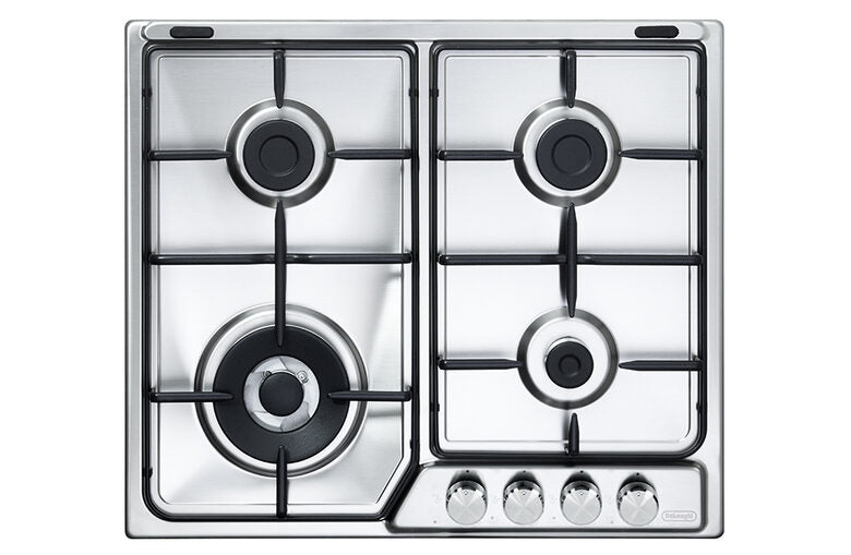 De’Longhi IF 46 ASDV SP N piano cottura Acciaio inossidabile Da incasso 58 cm Gas 4 Fornello(i)