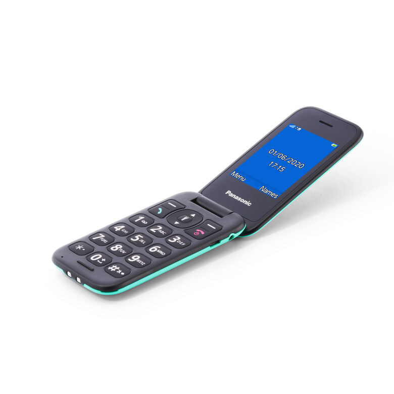 Panasonic KX-TU400 Telefono per anziani, menta