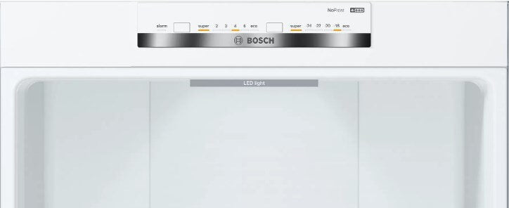 Bosch Serie 4 KGN39VLEB frigorifero con congelatore Libera installazione 368 L E Acciaio inossidabile