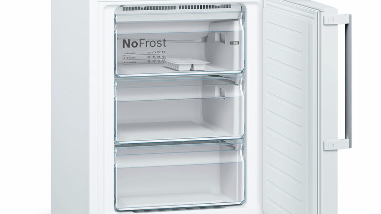 Bosch Serie 4 KGN39VWEQ frigorifero con congelatore Libera installazione 368 L E Bianco