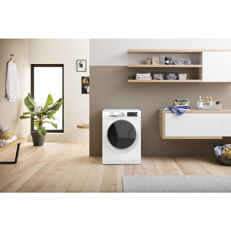Hotpoint NWBT 1045 WDAD IT N lavatrice Caricamento frontale 10 kg 1400 Giri/min B Bianco