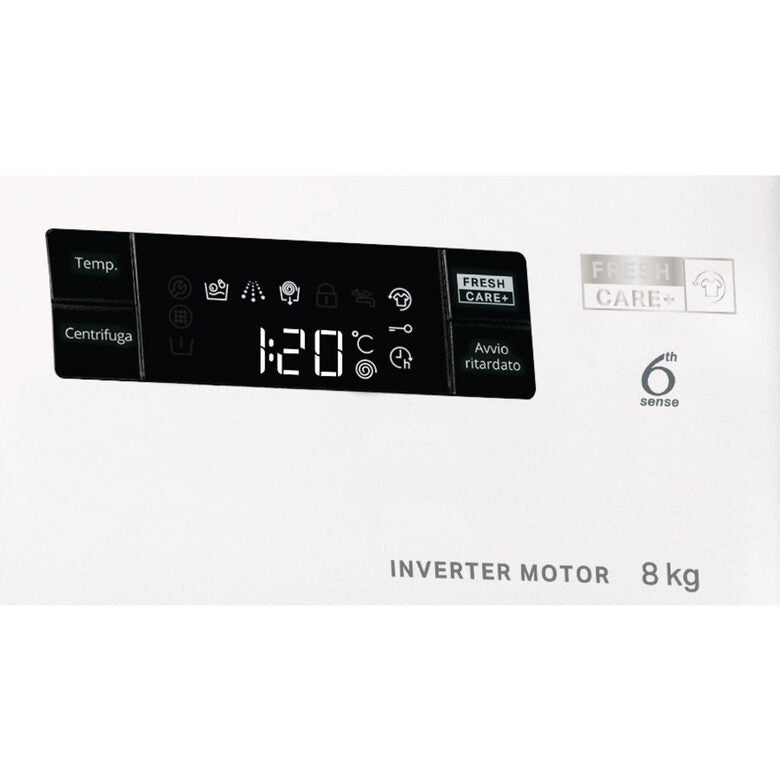 Whirlpool FFS P8 IT lavatrice Caricamento frontale 8 kg 1200 Giri/min C Bianco