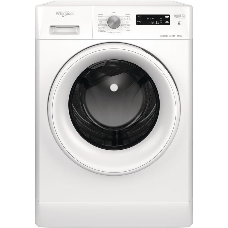 Whirlpool FFS P8 IT lavatrice Caricamento frontale 8 kg 1200 Giri/min C Bianco
