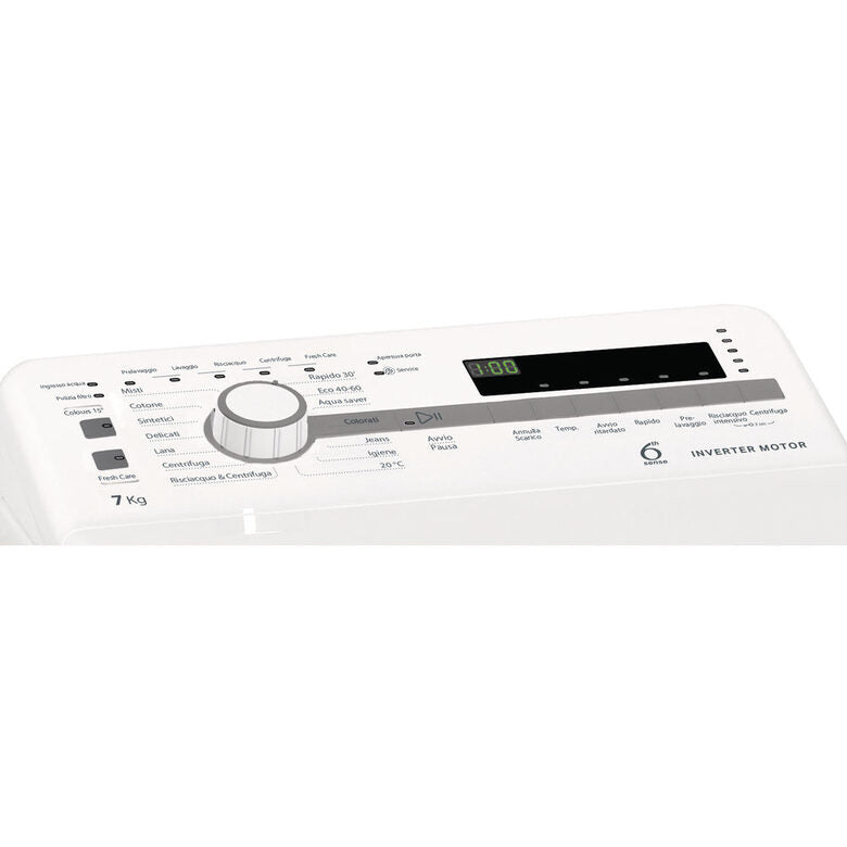 Whirlpool TDLR 7221BS IT/N lavatrice Caricamento dall'alto 7 kg 1200 Giri/min E Bianco