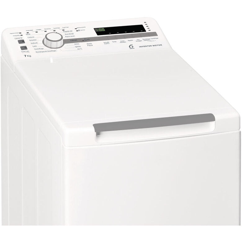 Whirlpool TDLR 7221BS IT/N lavatrice Caricamento dall'alto 7 kg 1200 Giri/min E Bianco