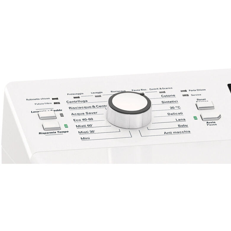 Hotpoint WMTG 722B IT/N lavatrice Caricamento dall'alto 7 kg 1200 Giri/min E Bianco
