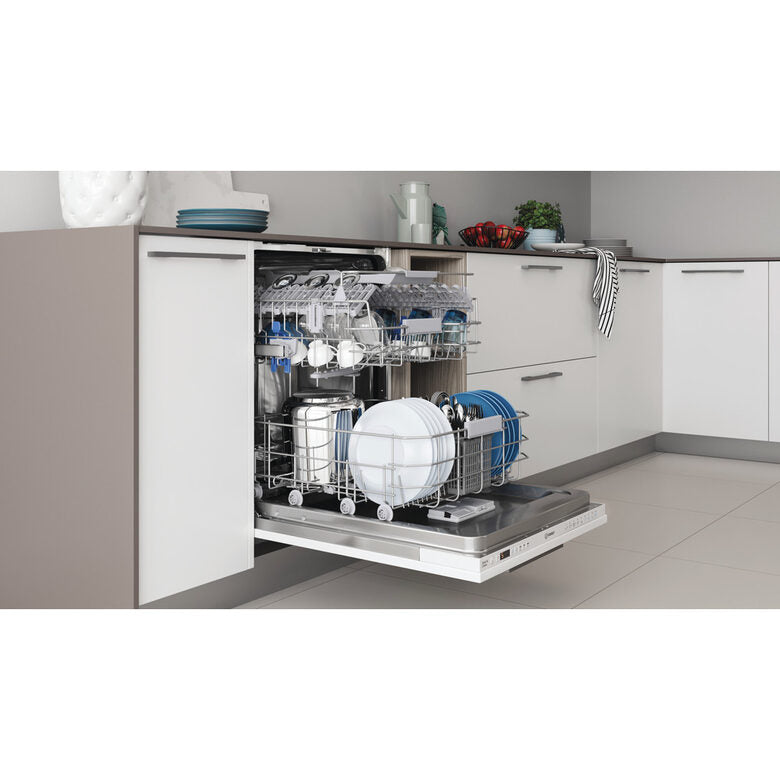 Indesit DIO 3C24 AC E Lavastoviglie a Incasso Scomparsa Totale 14 coperti