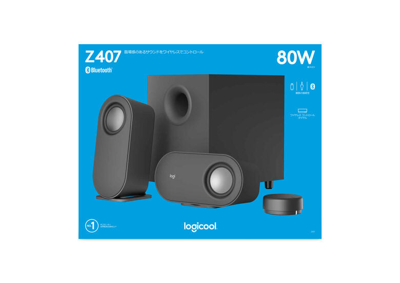 Logitech Z407 Bluetooth computer speakers with subwoofer 40 W Antracite 2.1 canali