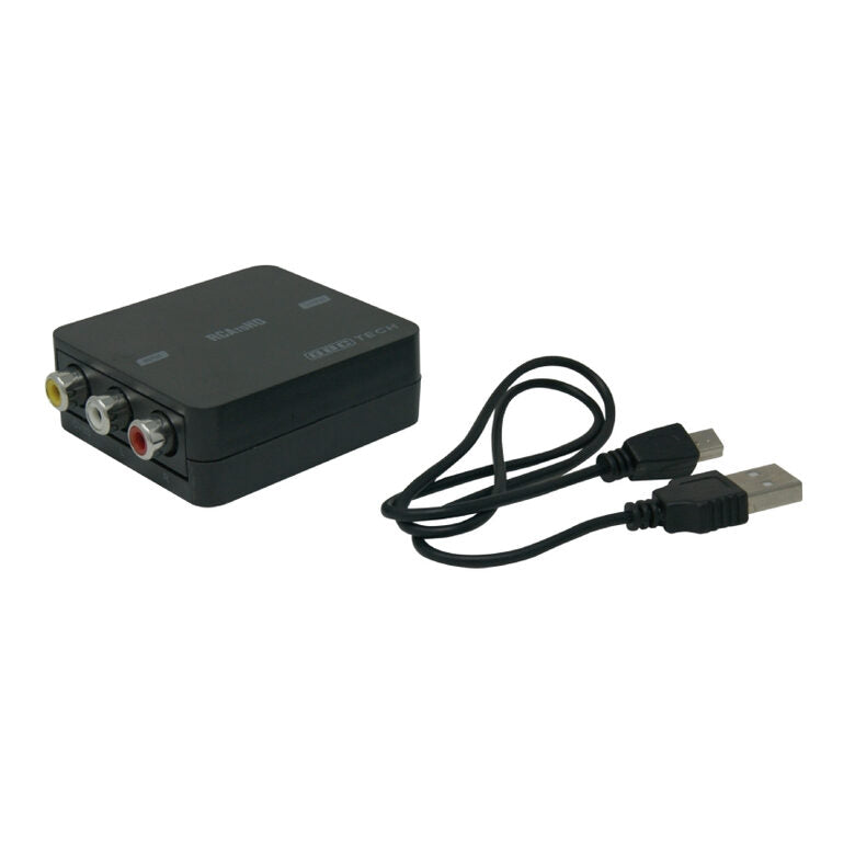 GBC Mini Convertitore AV RCA/HDMI Convertitore video attivo 1080 x 720 Pixel