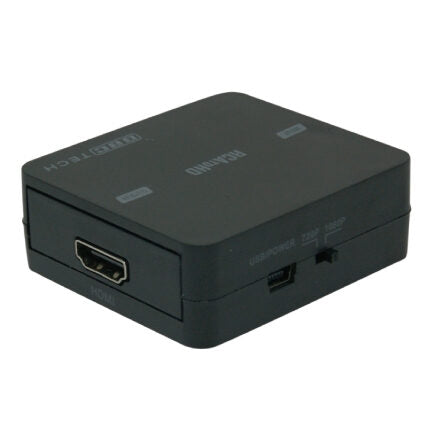 GBC Mini Convertitore AV RCA/HDMI Convertitore video attivo 1080 x 720 Pixel