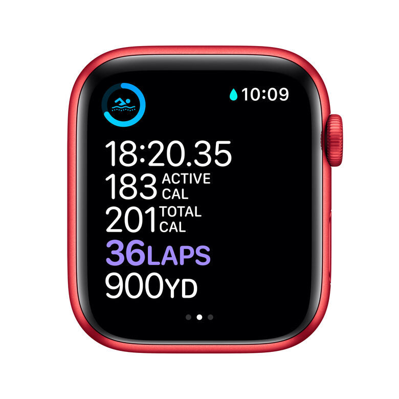 Apple Watch Serie 6 GPS, 44mm in alluminio PRODUCT(RED) con cinturino Sport PRODUCT(RED)