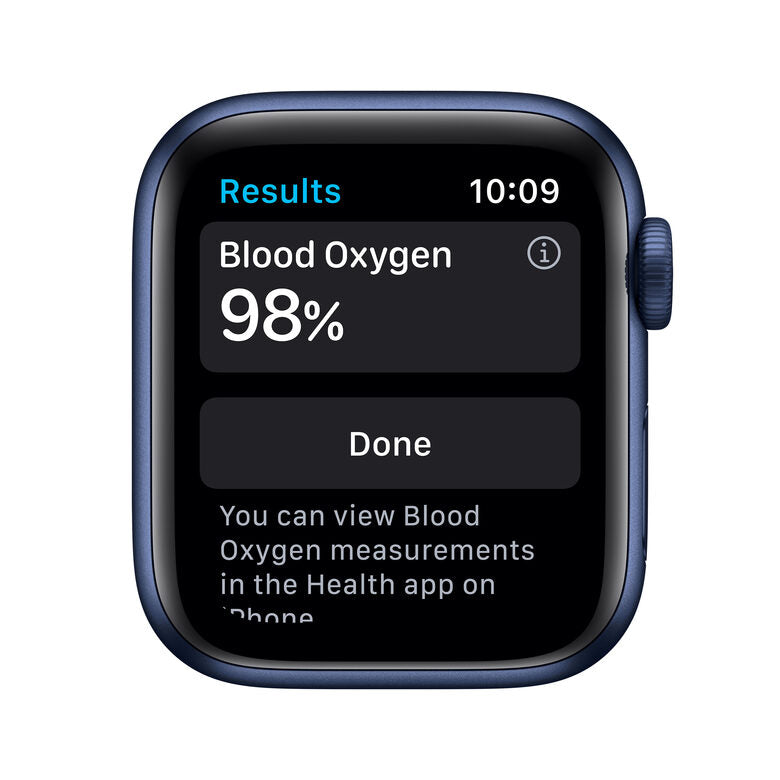 Apple Watch Serie 6 GPS + Cellular, 40mm in alluminio azzurro con cinturino Sport Deep navy