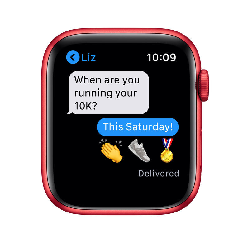 Apple Watch Serie 6 GPS, 40mm in alluminio PRODUCT(RED) con cinturino Sport PRODUCT(RED)