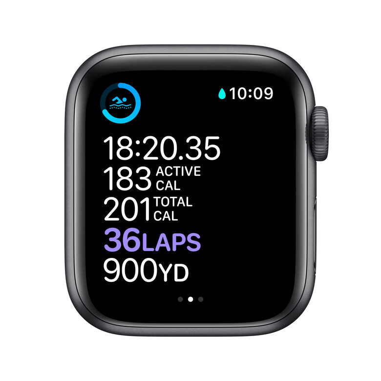 Apple Watch Serie 6 GPS + Cellular, 40mm in alluminio grigio siderale con cinturino Sport Nero