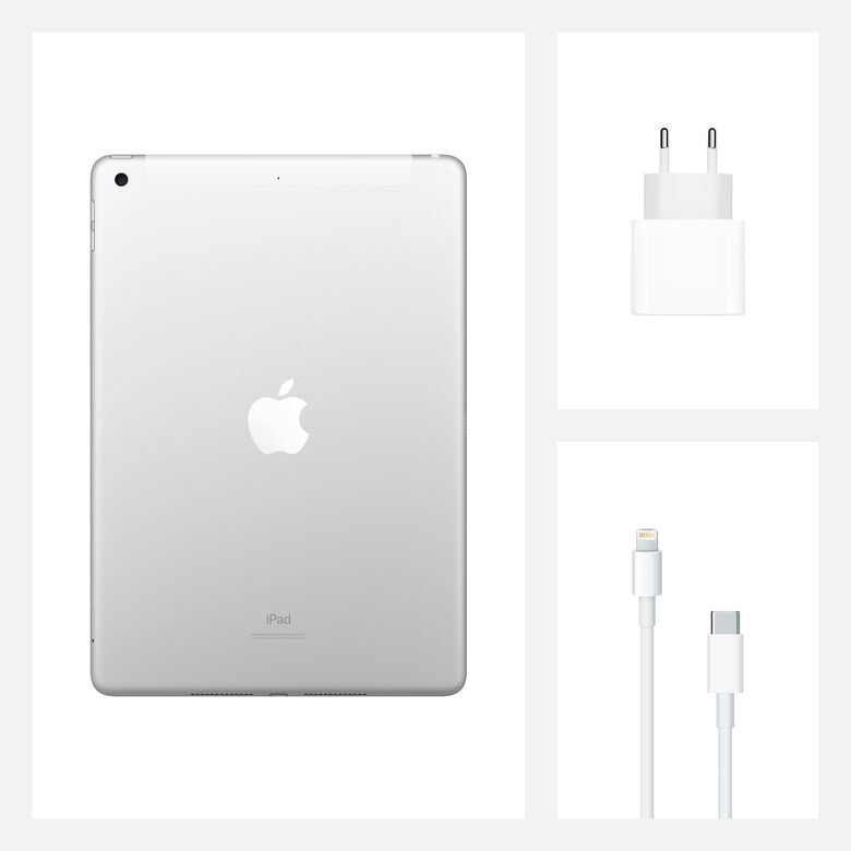 Apple iPad 10.2" (ottava gen.) Wi-Fi + Cellular 32GB - Argento