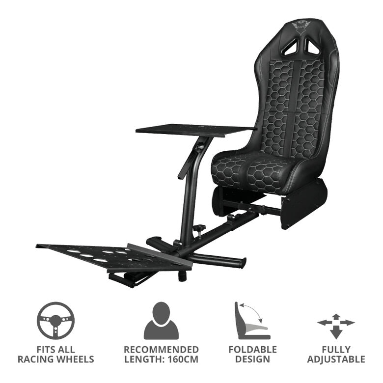 Trust GXT 1155 Sedia per gaming universale Seduta imbottita Nero