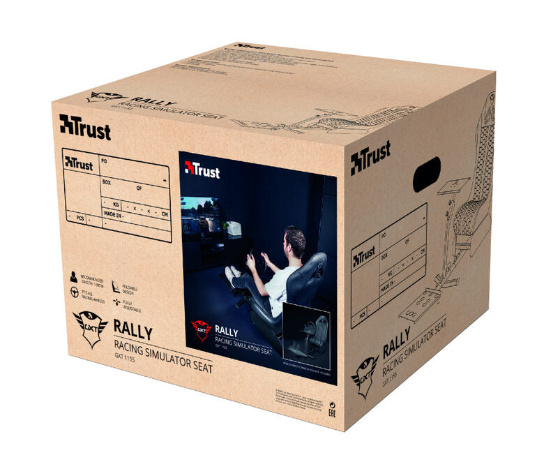 Trust GXT 1155 Sedia per gaming universale Seduta imbottita Nero