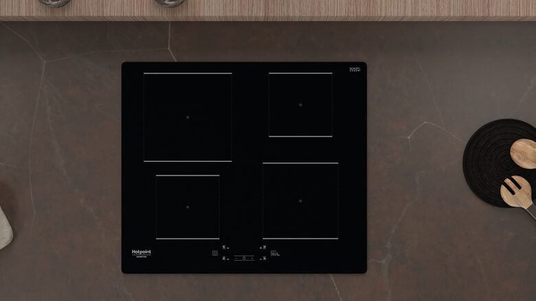 Hotpoint HQ 5660S NE Nero Da incasso 59 cm Piano cottura a induzione 4 Fornello(i)