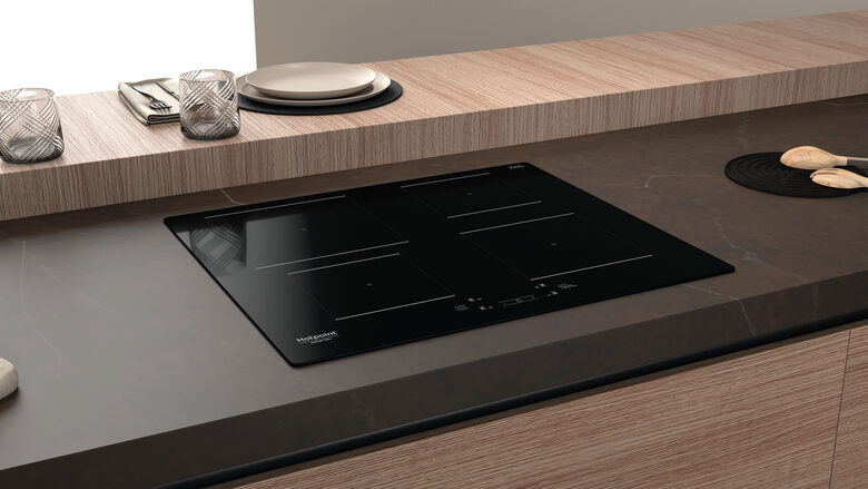 Hotpoint HQ 5660S NE Nero Da incasso 59 cm Piano cottura a induzione 4 Fornello(i)