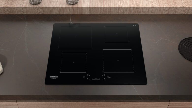 Hotpoint HQ 5660S NE Nero Da incasso 59 cm Piano cottura a induzione 4 Fornello(i)
