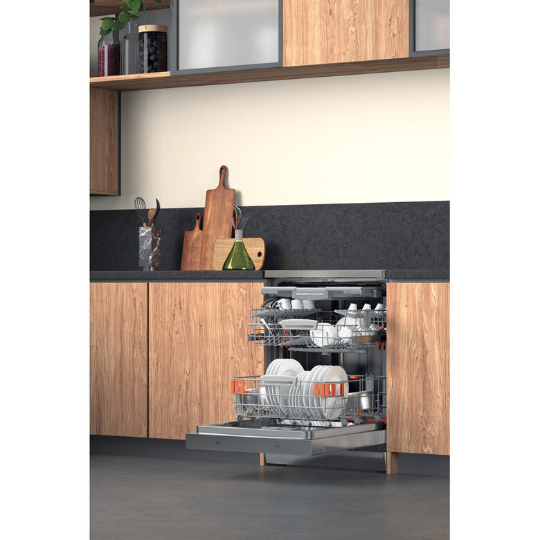 Hotpoint HFO 3T241 WFG X Lavastoviglie Libera installazione 14 coperti C