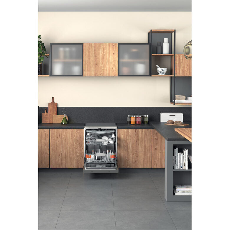 Hotpoint HFO 3T241 WFG X Lavastoviglie Libera installazione 14 coperti C