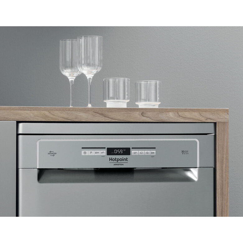 Hotpoint HFO 3T241 WFG X Lavastoviglie Libera installazione 14 coperti C