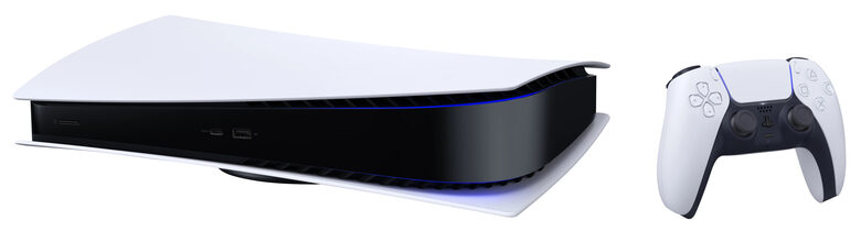 Sony PlayStation 5 Digital Edition 825 GB Wi-Fi Nero, Bianco
