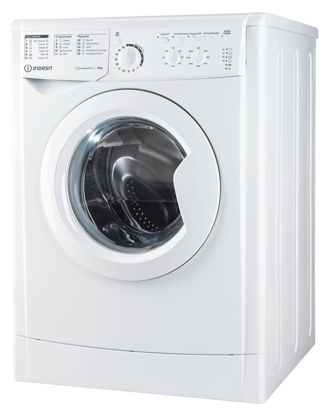 Indesit EWC 81283 W IT N lavatrice Caricamento frontale 8 kg 1200 Giri/min D Bianco