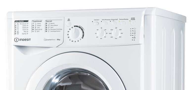 Indesit EWC 81283 W IT N lavatrice Caricamento frontale 8 kg 1200 Giri/min D Bianco