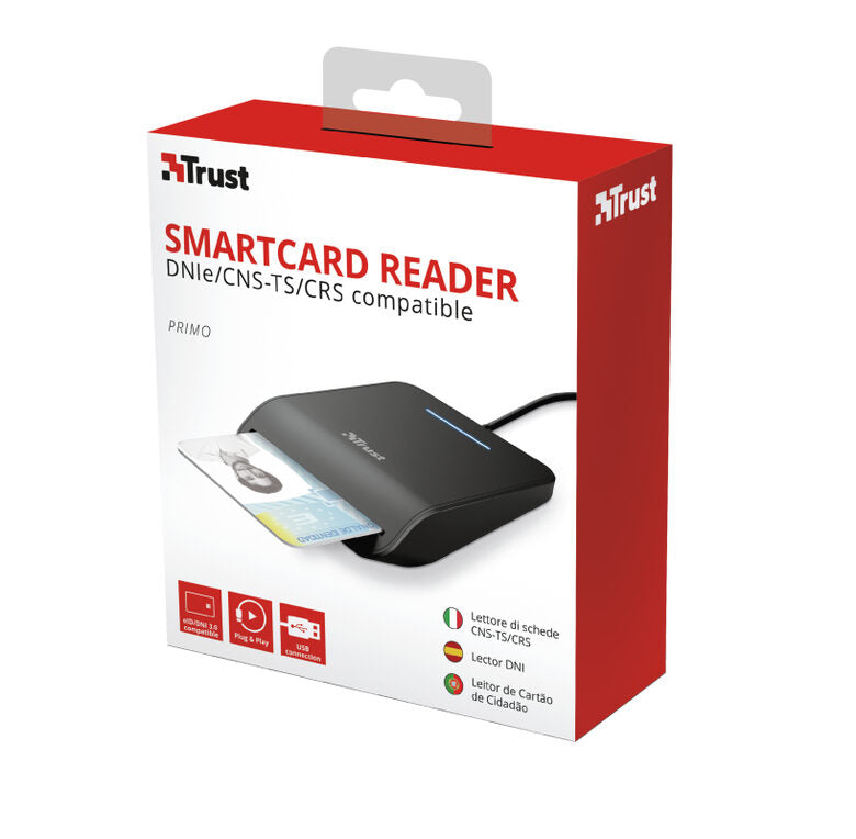 Trust Primo lettore di card readers Interno CardBus+USB 2.0 Nero